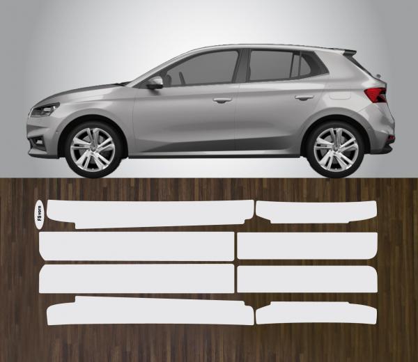 Lackschutzfolie für Türeinstiege Einstiegsleisten Fabia 4 ab 2021